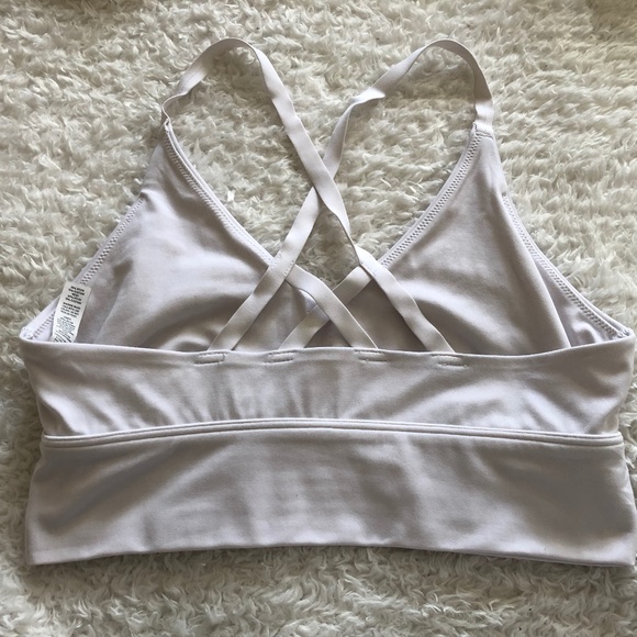 Aerie OFFLINE cross back white sports bra - Picture 2 of 7